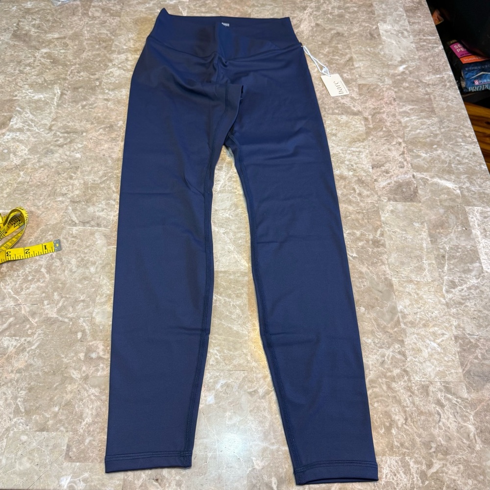 Bare Necessities Women's Small S Low Impact Criss Cross Legging Dark Iris - Picture 7 of 10